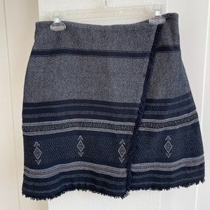 LOFT Wrap Mini Skirt